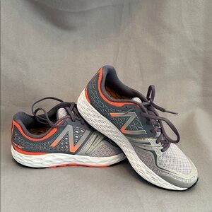 New Balance Gray and Pink Athletic Shoes